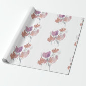 野生のチューリップ ラッピングペーパー (アンロールド)