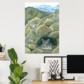 野生のチンチラ ポスター (ホームオフィス)