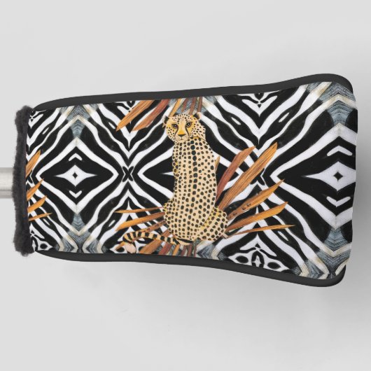 野生のチーズ ゴルフヘッドカバー (正面)