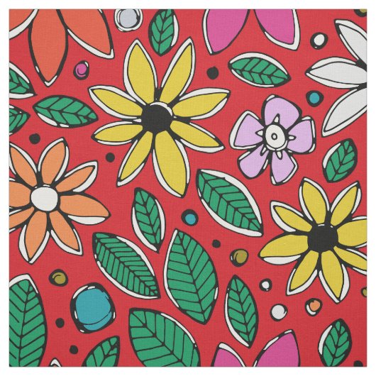 野生のディトリッド赤 ファブリック (見本)