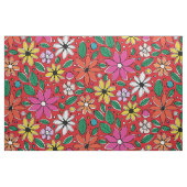 野生のディトリッド赤 ファブリック (ファットクウォーター)