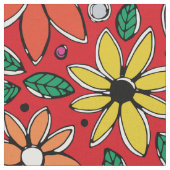 野生のディトリッド赤 ファブリック (クローズアップ)