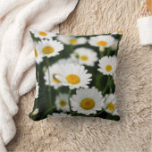野生のデイジーの花は閉まります クッション (ブランケット)