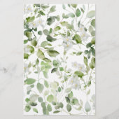 野生のデイジー開花赤ちゃんシャワー予測ゲーム (裏面)