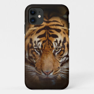野生のトラの野性生物のファインアートの移動式iPhoneの場合 iPhone 11 ケース