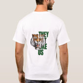 野生のトラパワーTシャツ Tシャツ (裏面)