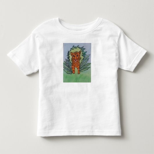 野生のトラ トドラーTシャツ (正面)