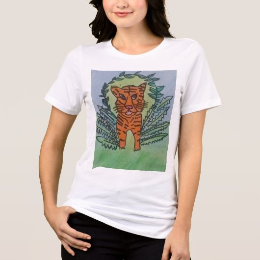 野生のトラ トライブレンドTシャツ (正面)