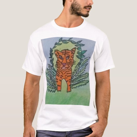 野生のトラ Tシャツ (正面)