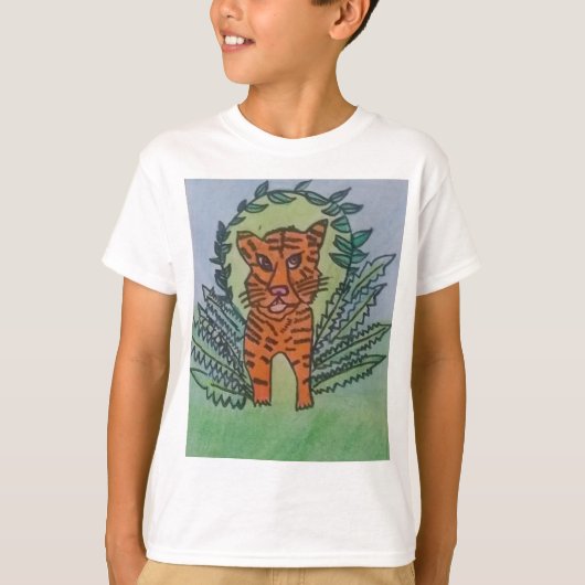 野生のトラ Tシャツ (正面)