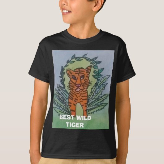 野生のトラ Tシャツ (正面)