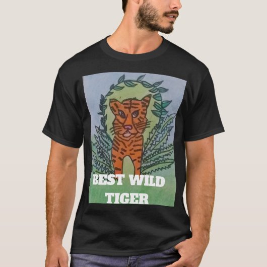 野生のトラ Tシャツ (正面)