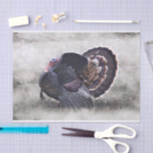 野生のトルコのデコパージュ 薄葉紙 (クラフト)