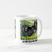 、野生のトルコの春の試みの…七面鳥のコップ、七面鳥 コーヒーマグカップ (正面右)