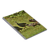 野生のトルコ、カモフラージカラー ノートブック (右側)