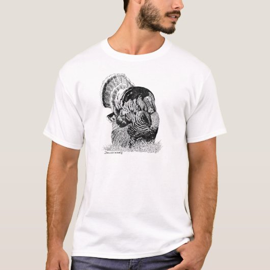 野生のトルコ Tシャツ (正面)