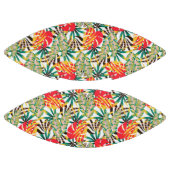 野生のトロピカルパーム葉 アメリカンフットボール (パネル)