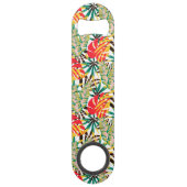 野生のトロピカルパーム葉 スピード栓抜き (裏面)