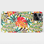 野生のトロピカルパーム葉 iPhoneケース (裏面横)