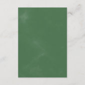 野生のトロピカルパ結婚ームの願い井戸カード エンクロージャーカード (裏面)