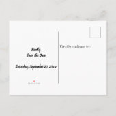 野生のトロピカルパ離れームの緑の日を保存 インビテーションポストカード (裏面)