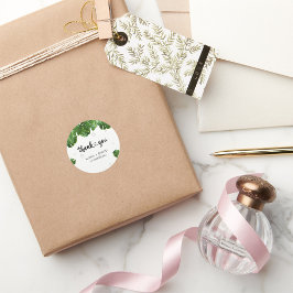 野生のトロピカルラッシュパ葉ームズ結婚サンキュー ラウンドシール