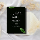 野生のトロピ葉カル結婚&モダンs Arch Photo セーブザデート