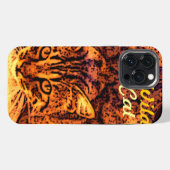 野生のネコの子猫 iPhoneケース (裏面横)