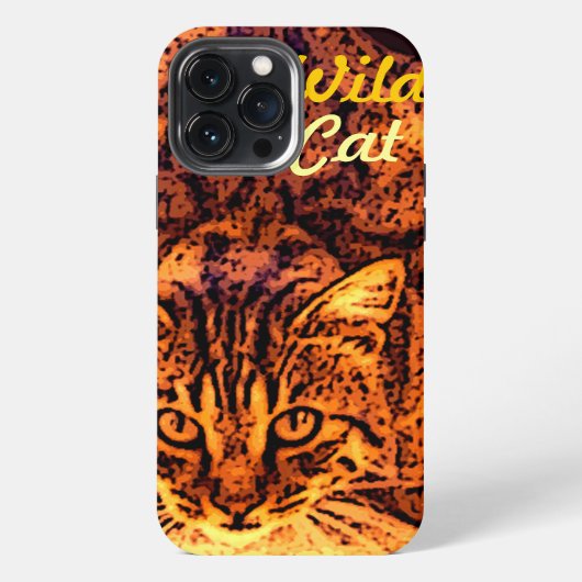野生のネコの子猫 iPhoneケース (裏面)