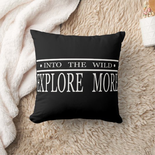 野生のハイキングをより詳しく調べる クッション (ブランケット)