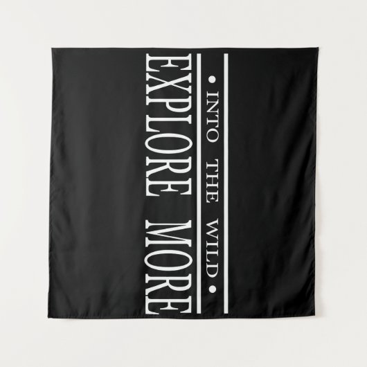 野生のハイキングをより詳しく調べる タペストリー (正面(横))