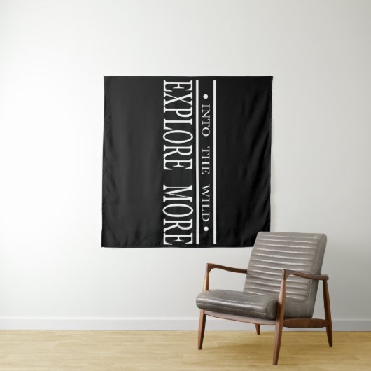 野生のハイキングをより詳しく調べる タペストリー (インサイチュ(横))