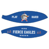 野生のハゲのワシ、アメリカ国旗、スター バスケットボール (パネル)