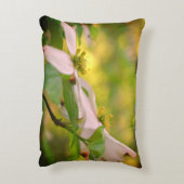 野生のハナミズキ花 アクセントクッション (裏面(縦))