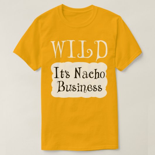 野生のハロウィーンの衣装 Tシャツ (デザイン正面)