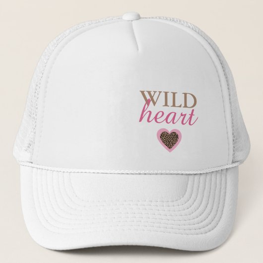 野生のハートヒョウとピンク キャップ (正面)