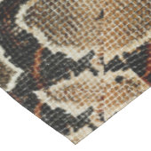 野生のハ虫類パターン多彩な大蛇のヘビのプリント テーブルクロス (アングル)