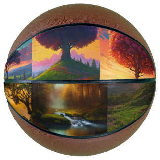 「野生のバスケ：アウトドアインスパイアの自然バスケットボール バスケットボール