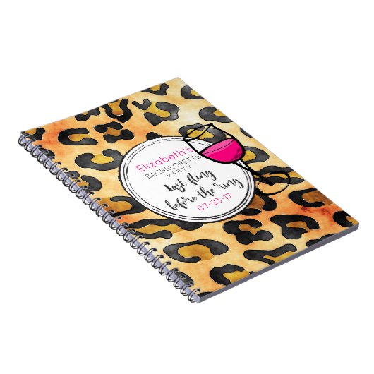 野生のバチェロレッテの前の最後のリングや輪 ノートブック (右側)