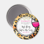 野生のバチェロレッテの前の最後のリングや輪 マグネット (正面/裏面)