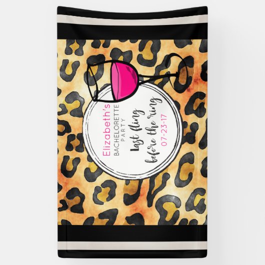 野生のバチェロレッテの前の最後のリングや輪 横断幕 (縦)