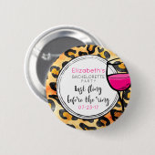 野生のバチェロレッテの前の最後のリングや輪 缶バッジ (正面&裏面)