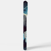 野生のバッファローが宇宙の星空の下に集う Case-Mate iPhoneケース (裏面 / 右)