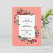 野生のバラと砂漠の花 招待状 (スタンド正面)