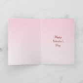 野生のバラのバレンタイン シーズンカード (内部)