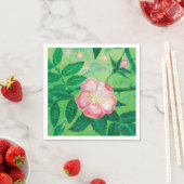 野生のバラの花ナプキン スタンダードカクテルナプキン (インサイチュ)