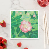 野生のバラの花 スタンダードランチョンナプキン (インサイチュ)