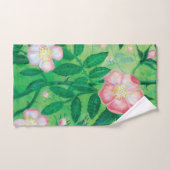 野生のバラの花 バスタオルセット (ハンドタオル)