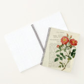 野生のバラエグランチン:ヴィンテージ植物手帳 ノートブック (内部)