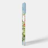 野生のバラ、離れ緑のの飛んでいる、青い空の鳥 Case-Mate iPhoneケース (裏面 / 右)